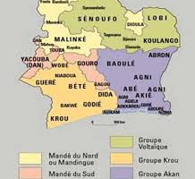 Répartition de la population ivoirienne par la langue la plus parlée selon le milieu de résidence et le groupe d'âge