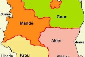 Evolution de la population ivoirienne par grands groupes ethnique de 1975 à 2021